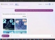 ChatGPT Dalle E image of a Robot riding a bicycle 06