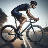 DALL Е ултра лек велосипед скорост 01